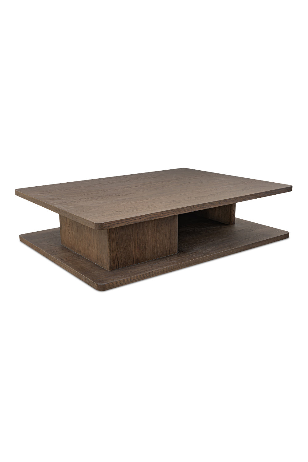 Modern European furniture - Oak Open Storage Coffee Table - www.oroa.com