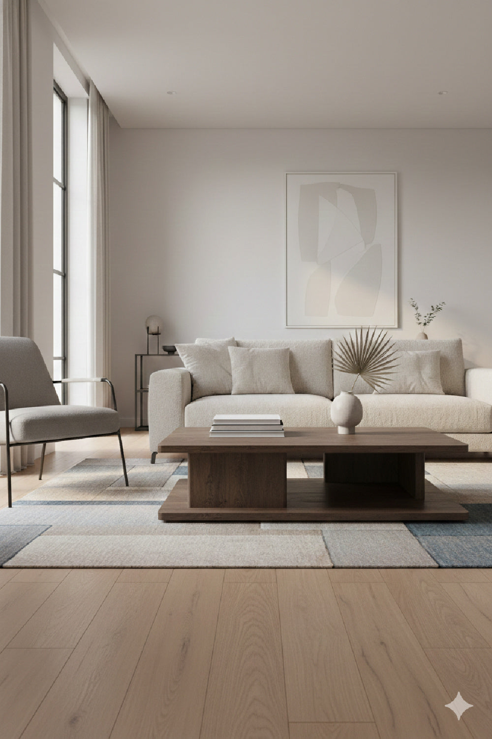 Modern European furniture - Oak Open Storage Coffee Table - www.oroa.com