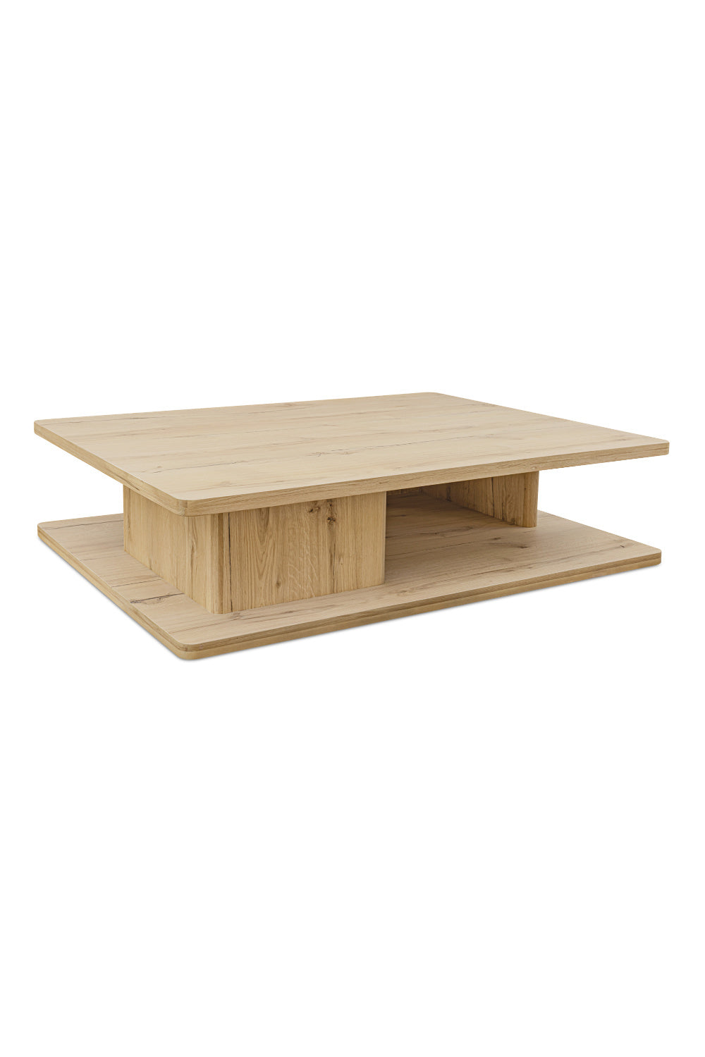 Modern European furniture - Oak Open Storage Coffee Table - www.oroa.com
