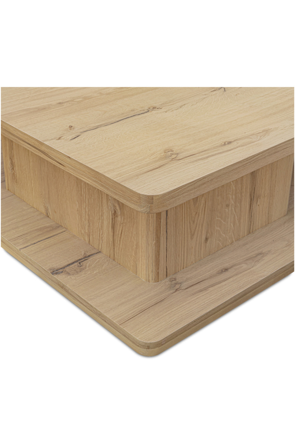 Modern European furniture - Oak Open Storage Coffee Table - www.oroa.com