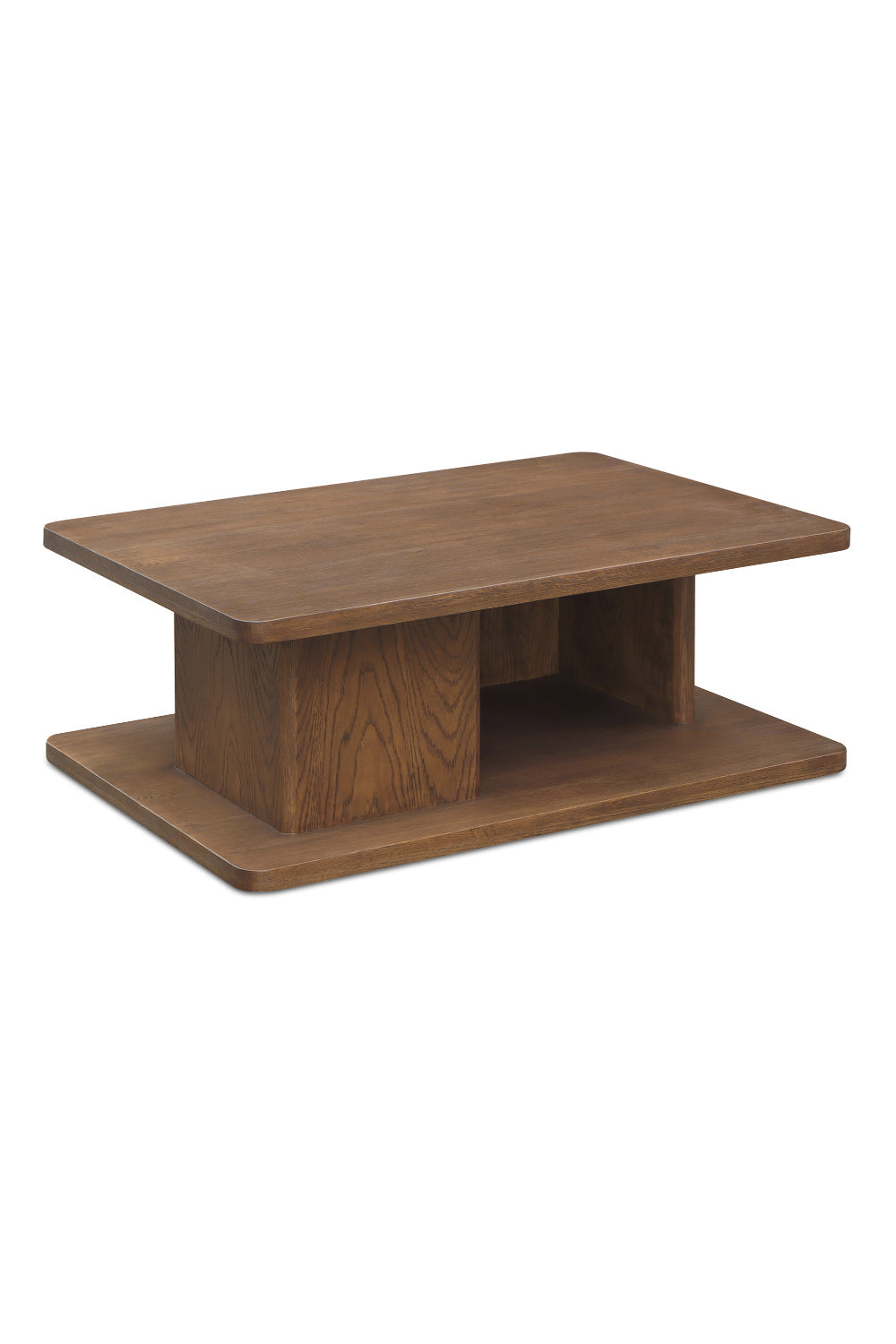 Modern European furniture - Oak Open Storage Coffee Table - www.oroa.com