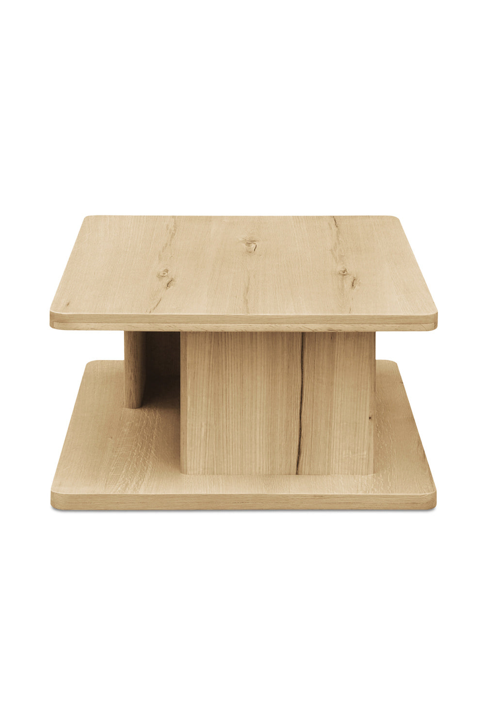 Modern European furniture - Oak Open Storage Coffee Table - www.oroa.com