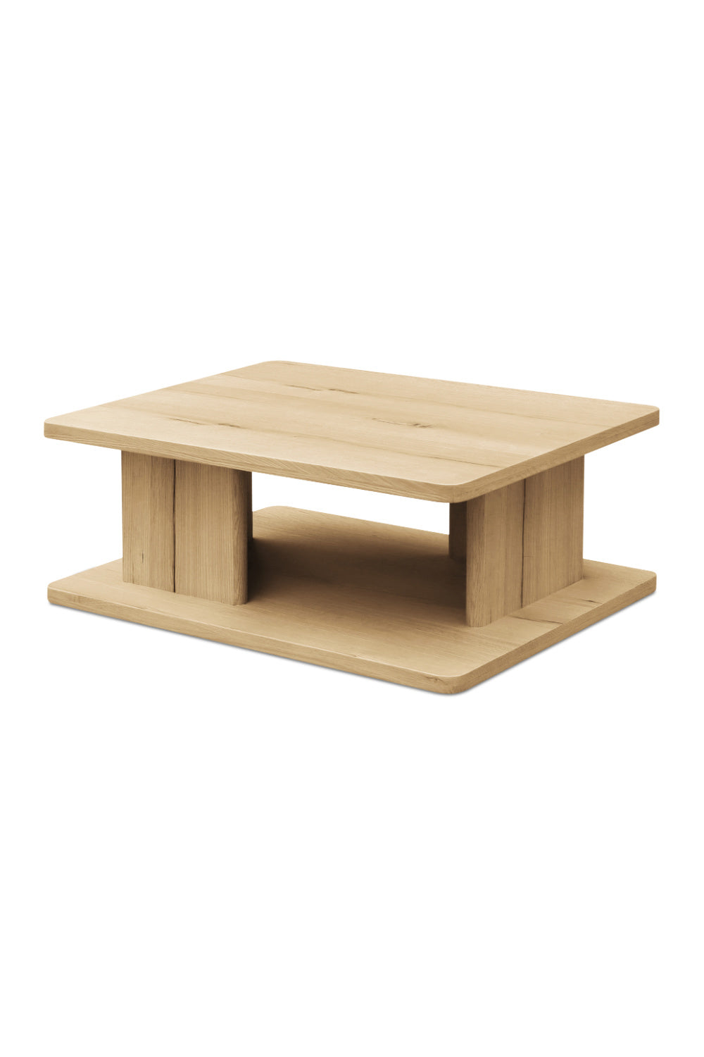 Modern European furniture - Oak Open Storage Coffee Table - www.oroa.com