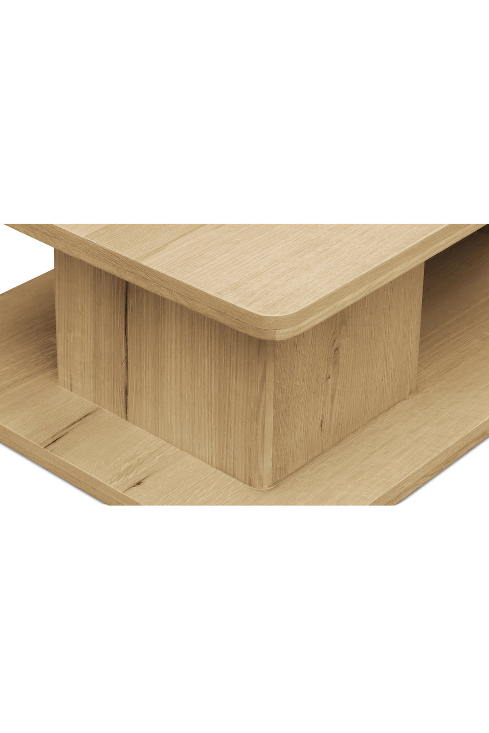 Modern European furniture - Oak Open Storage Coffee Table - www.oroa.com