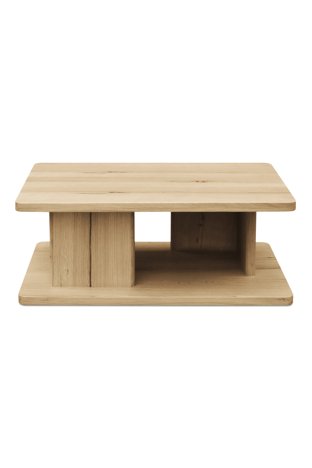 Modern European furniture - Oak Open Storage Coffee Table - www.oroa.com