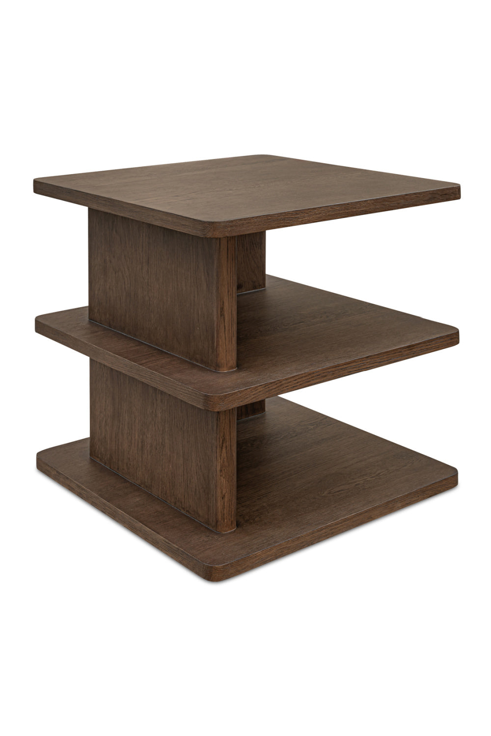 Modern European furniture - Solid Wood Rustic Side Table - www.oroa.com