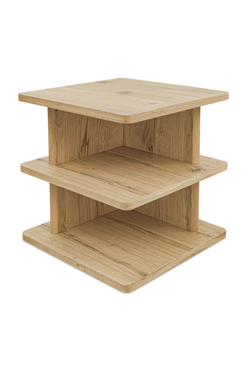 Modern European furniture - Solid Wood Rustic Side Table - www.oroa.com