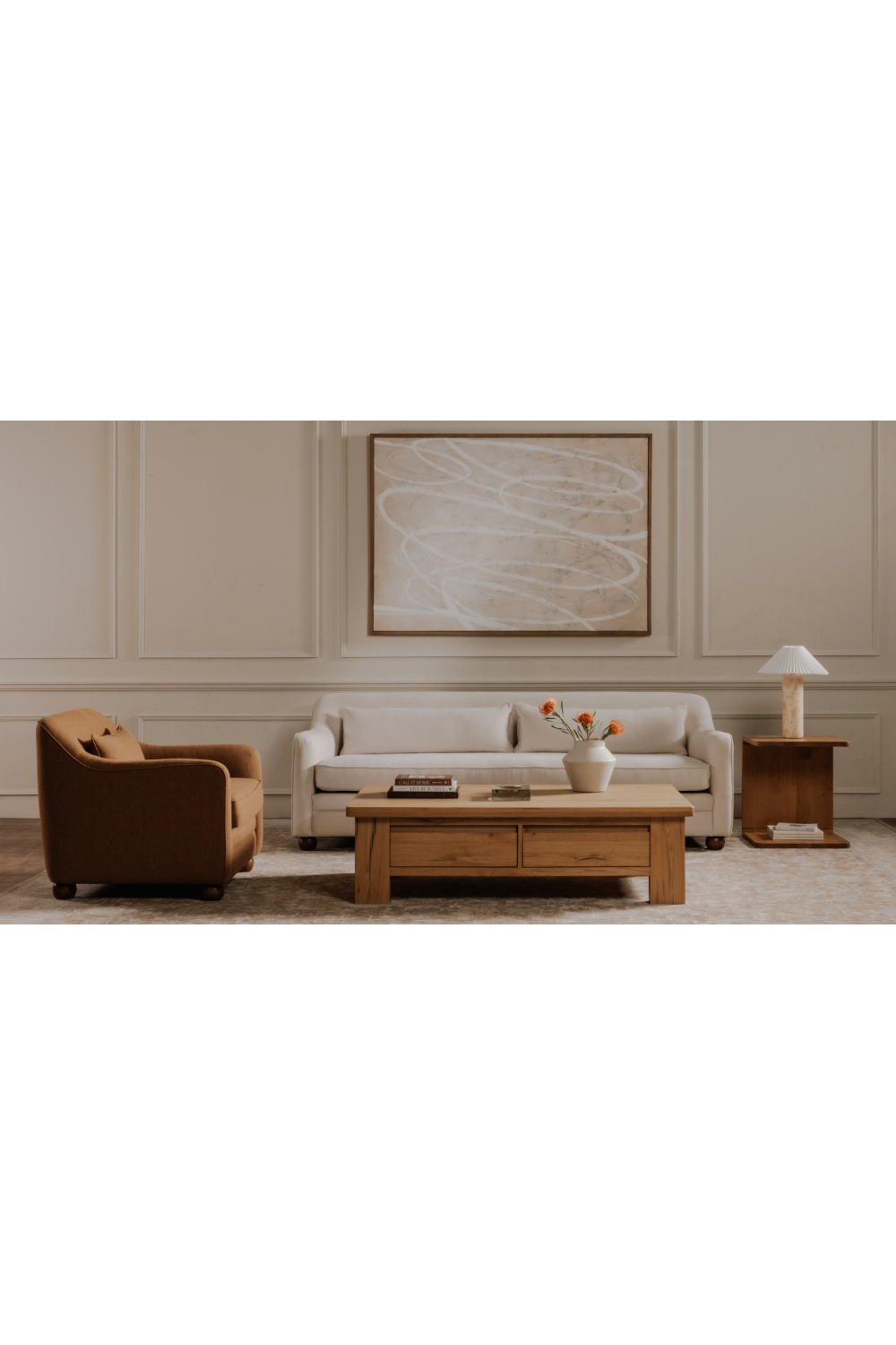 Modern European furniture - Rustic Oak Storage Coffee Table - www.oroa.com