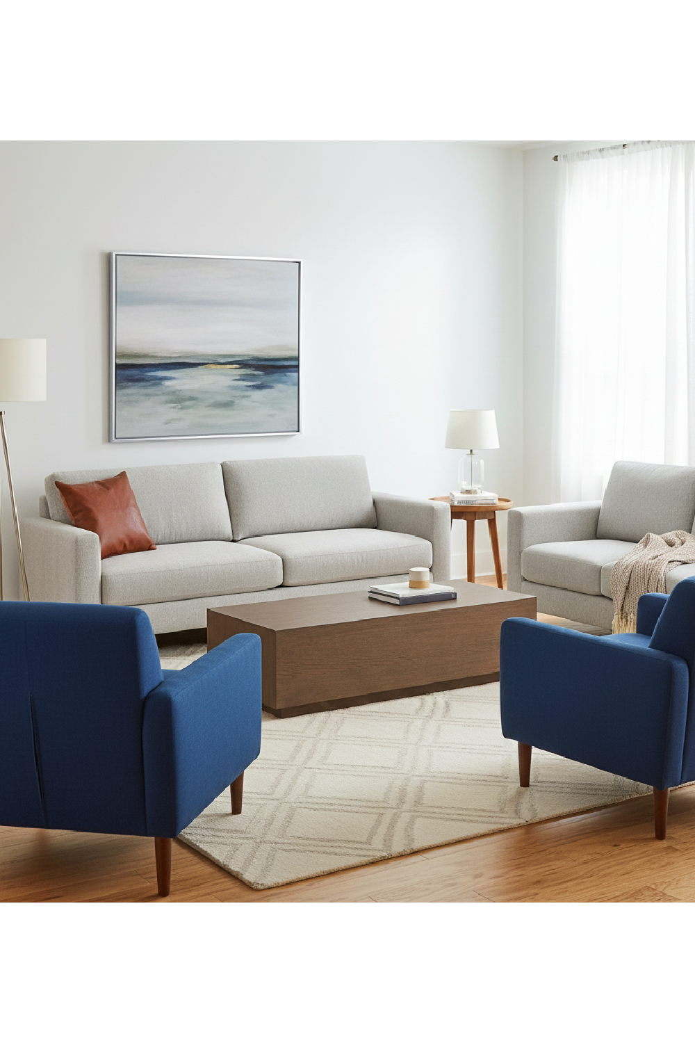 Modern European furniture - Solid Oak Coffee Table - www.oroa.com
