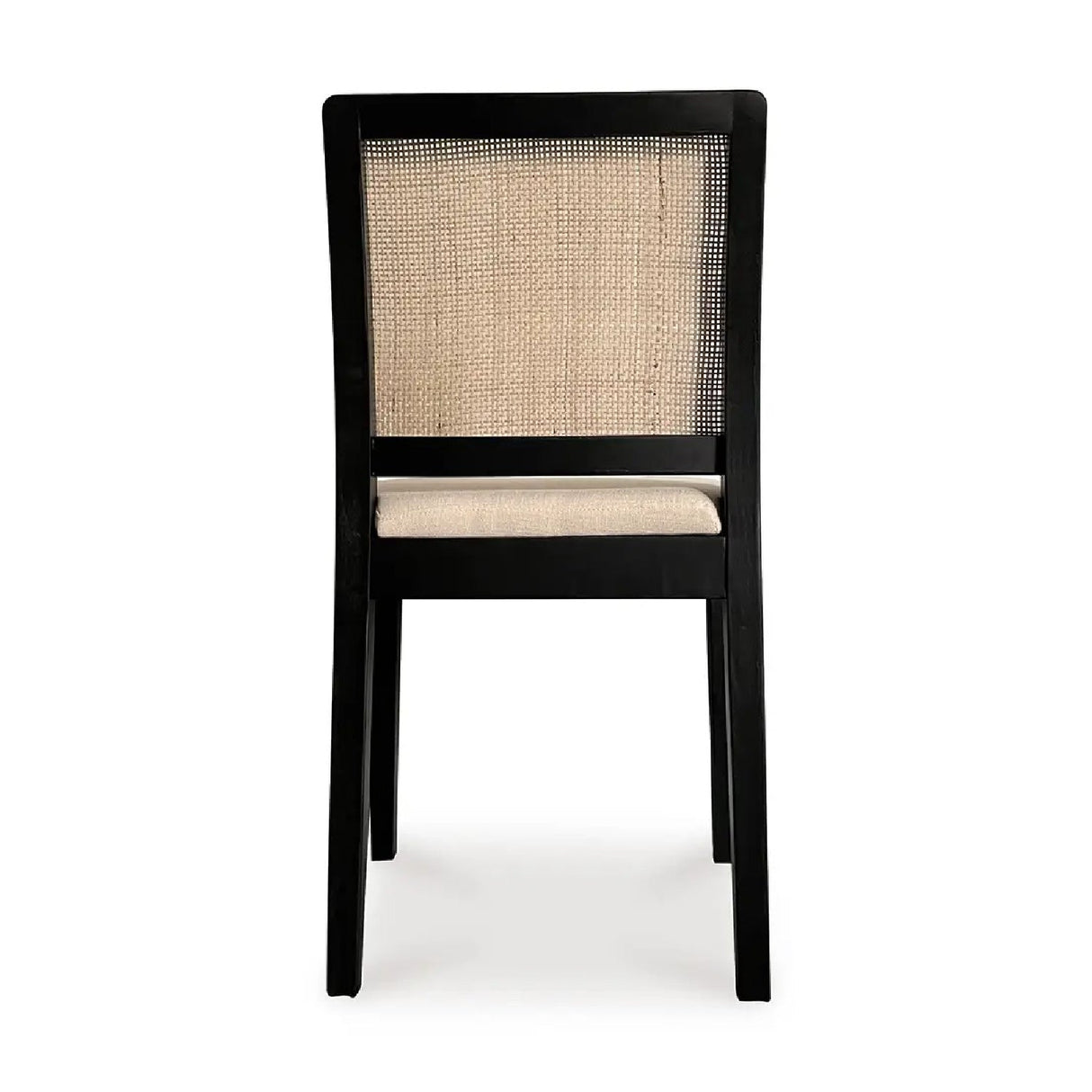 Modern European furniture - Rattan-Back Dining Chair Set (2) - www.oroa.com