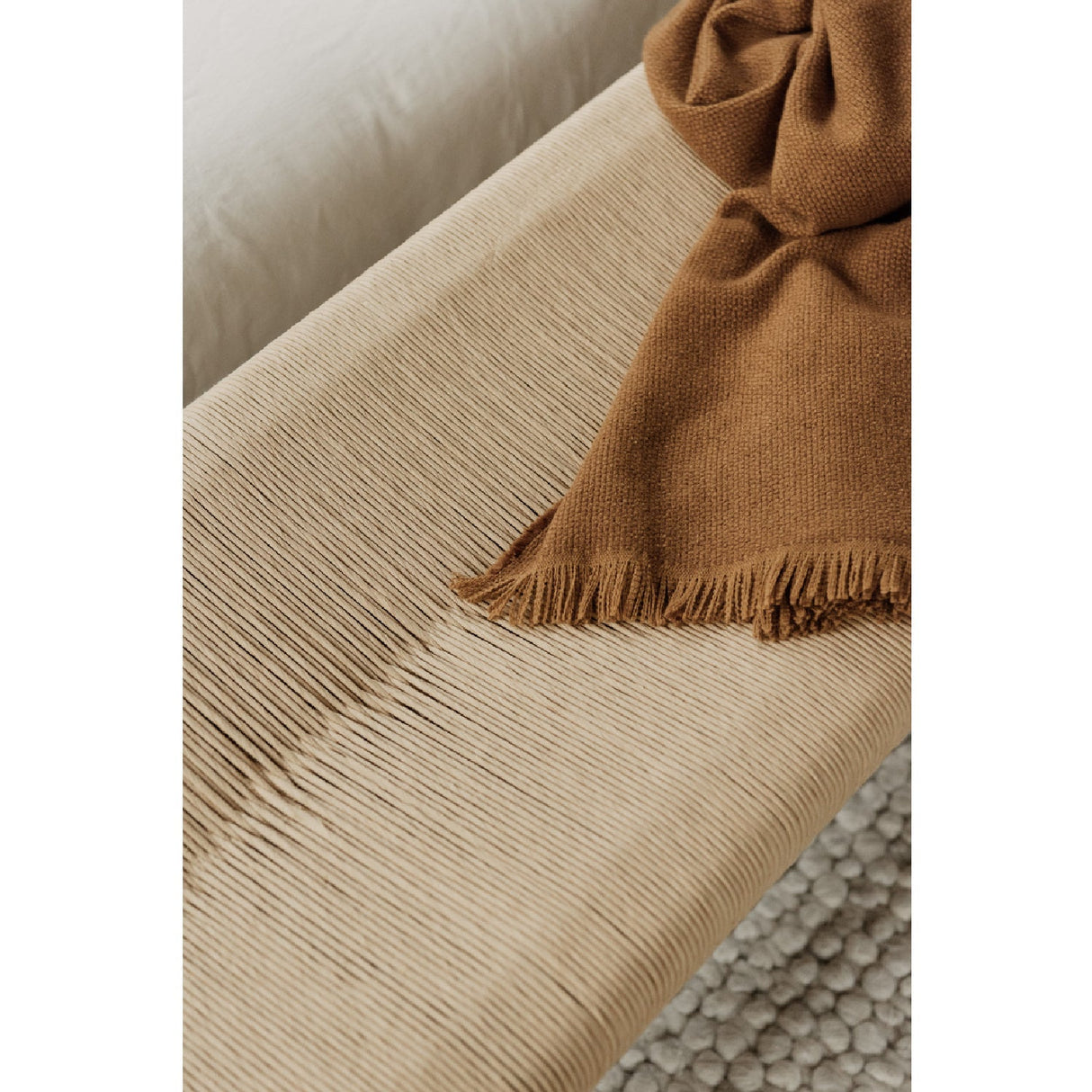 Modern European furniture - Woven Fibers Bench - www.oroa.com