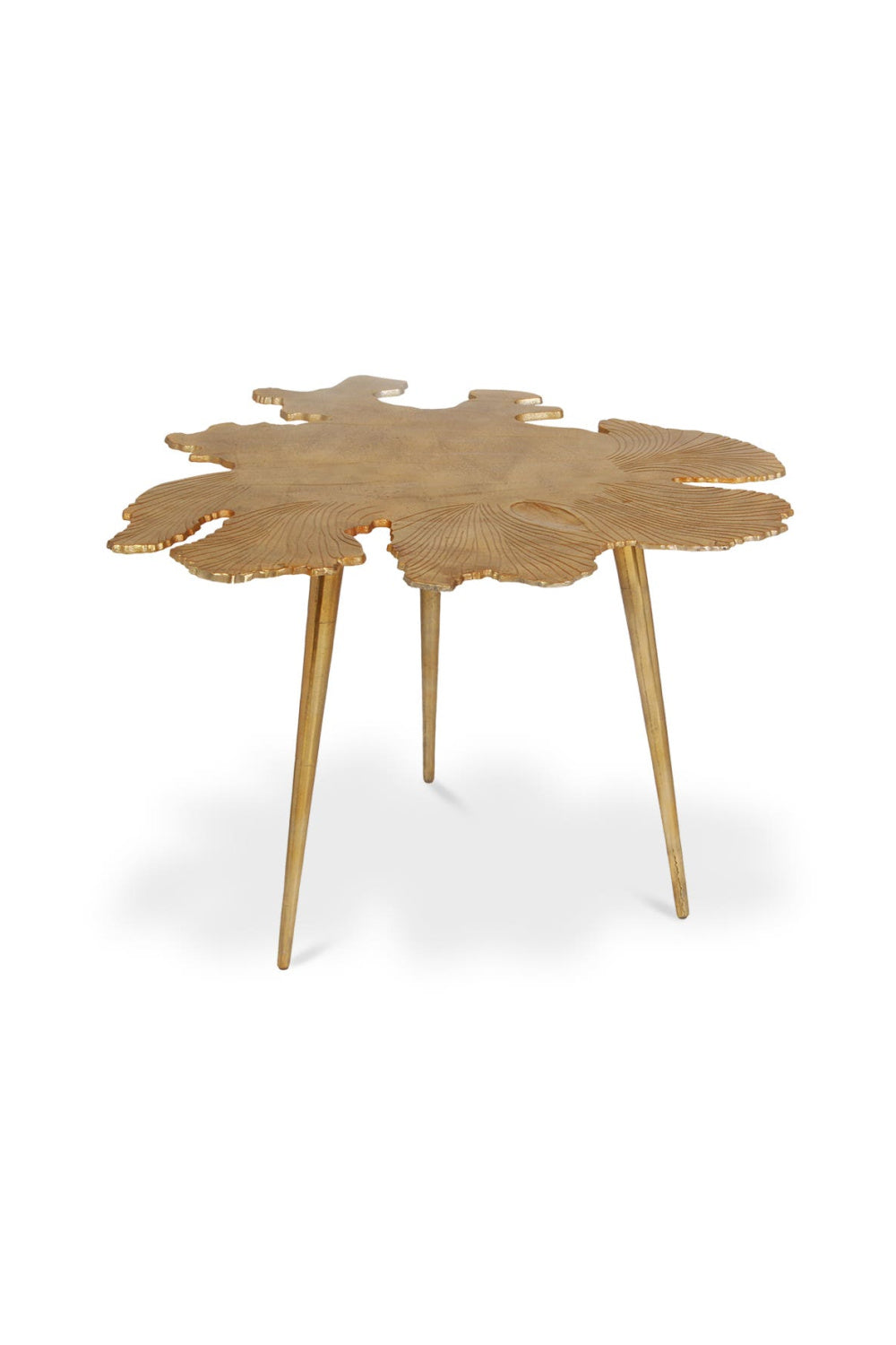 Modern European furniture - Polished Gold Accent Table - www.oroa.com
