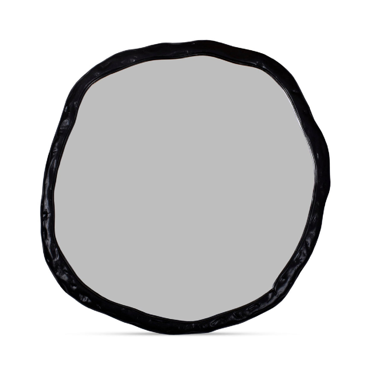 Modern European furniture - Organic-Shaped Aluminum Mirror - www.oroa.com