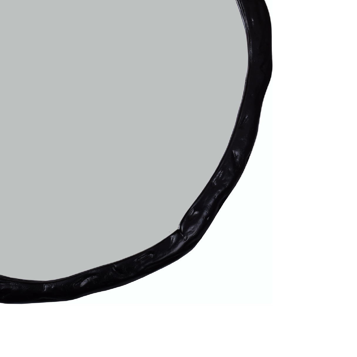 Modern European furniture - Organic-Shaped Aluminum Mirror - www.oroa.com | Oroa.com