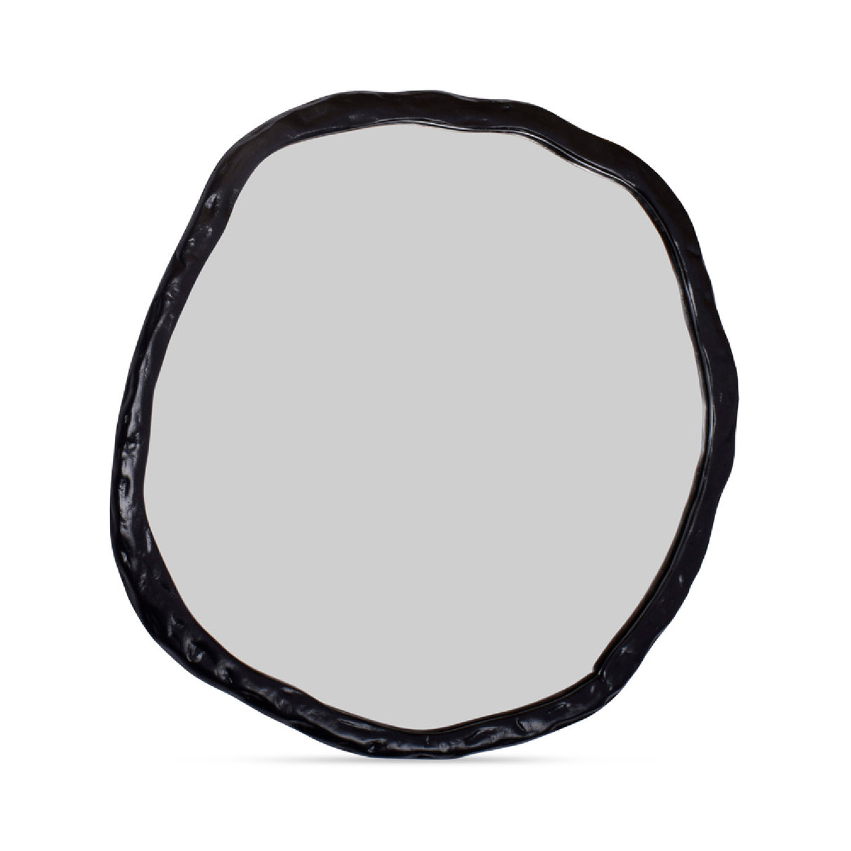 Modern European furniture - Organic-Shaped Aluminum Mirror - www.oroa.com | Oroa.com
