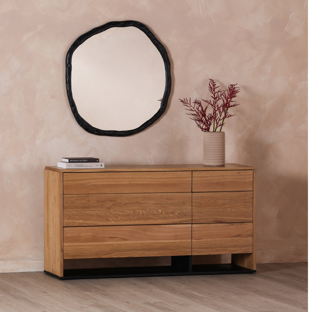 Modern European furniture - Organic-Shaped Aluminum Mirror - www.oroa.com | Oroa.com