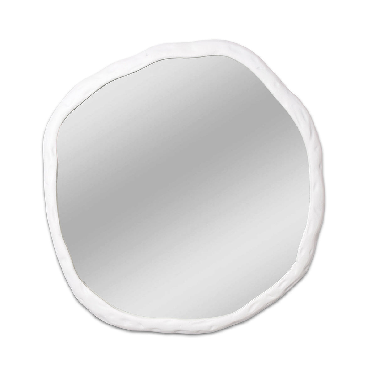 Modern European furniture - Organic-Shaped Aluminum Mirror - www.oroa.com | Oroa.com