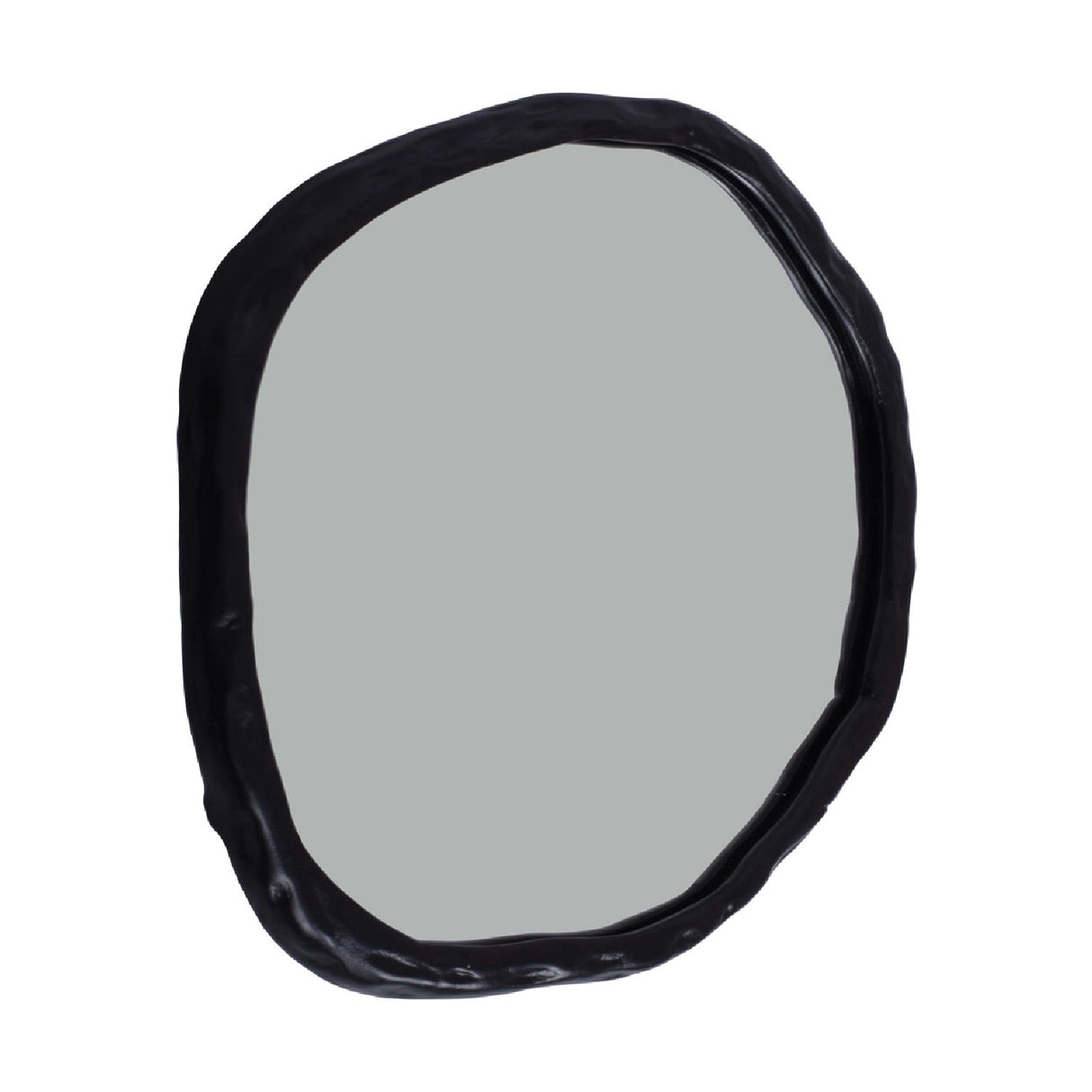 Modern European furniture - Organic-Shaped Aluminum Mirror - www.oroa.com
