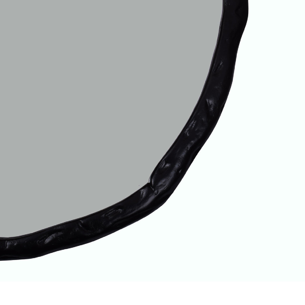 Modern European furniture - Organic-Shaped Aluminum Mirror - www.oroa.com | Oroa.com