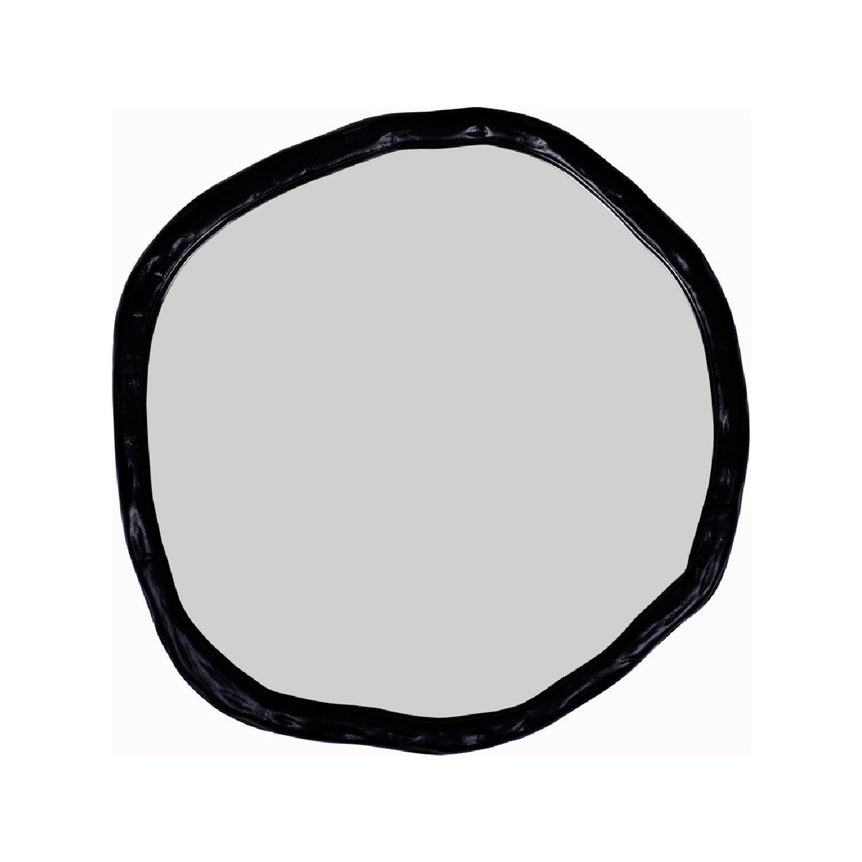 Modern European furniture - Organic-Shaped Aluminum Mirror - www.oroa.com