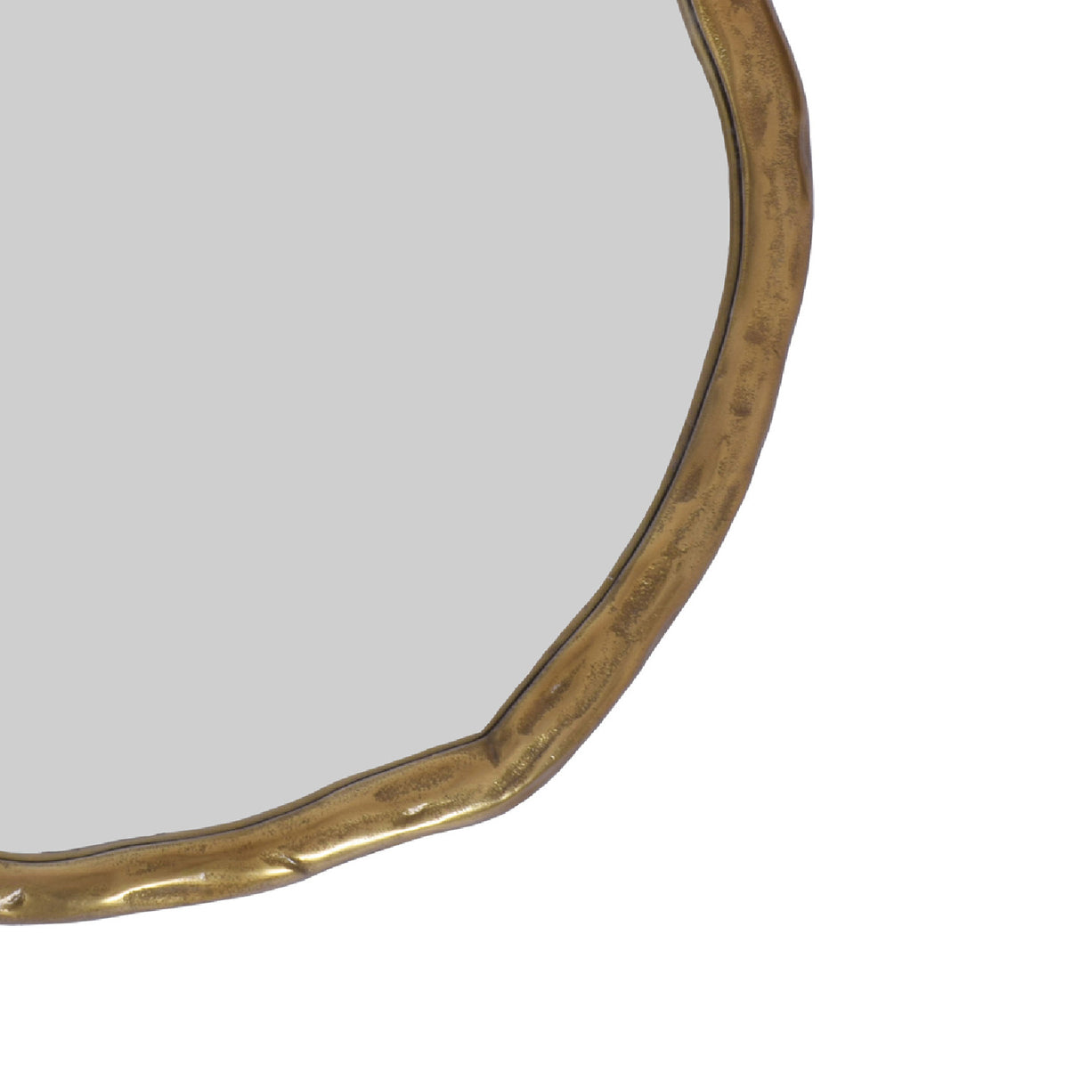 Modern European furniture - Organic-Shaped Aluminum Mirror - www.oroa.com | Oroa.com
