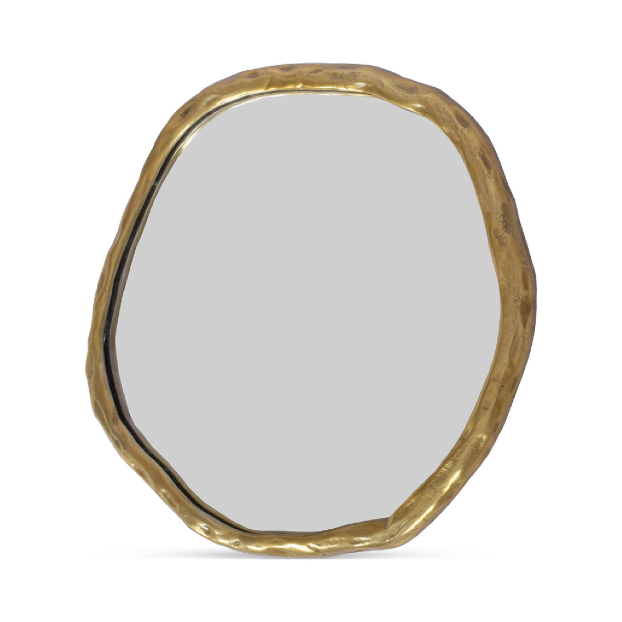 Modern European furniture - Organic-Shaped Aluminum Mirror - www.oroa.com | Oroa.com
