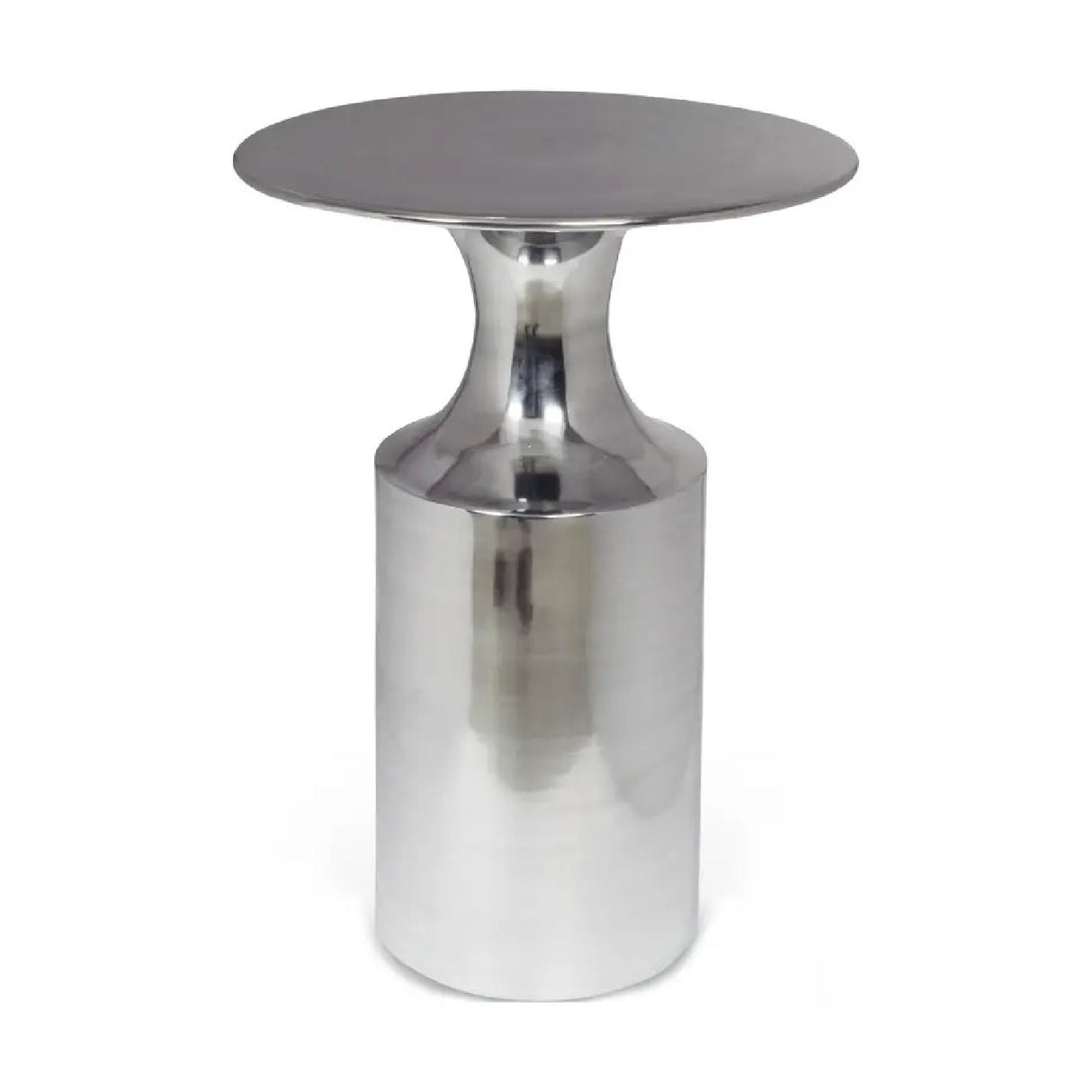 Metallic Collumn-Base Accent Table | Novi Living Rassa | Oroa.com