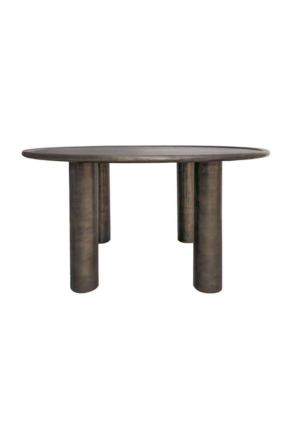 Modern European furniture - Bronze Round Outdoor Dining Table - www.oroa.com