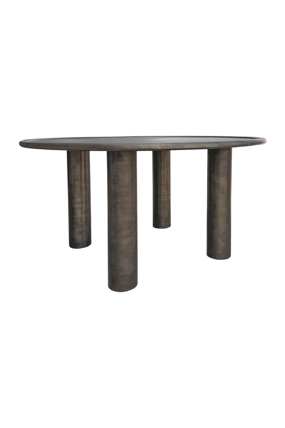 Modern European furniture - Bronze Round Outdoor Dining Table - www.oroa.com