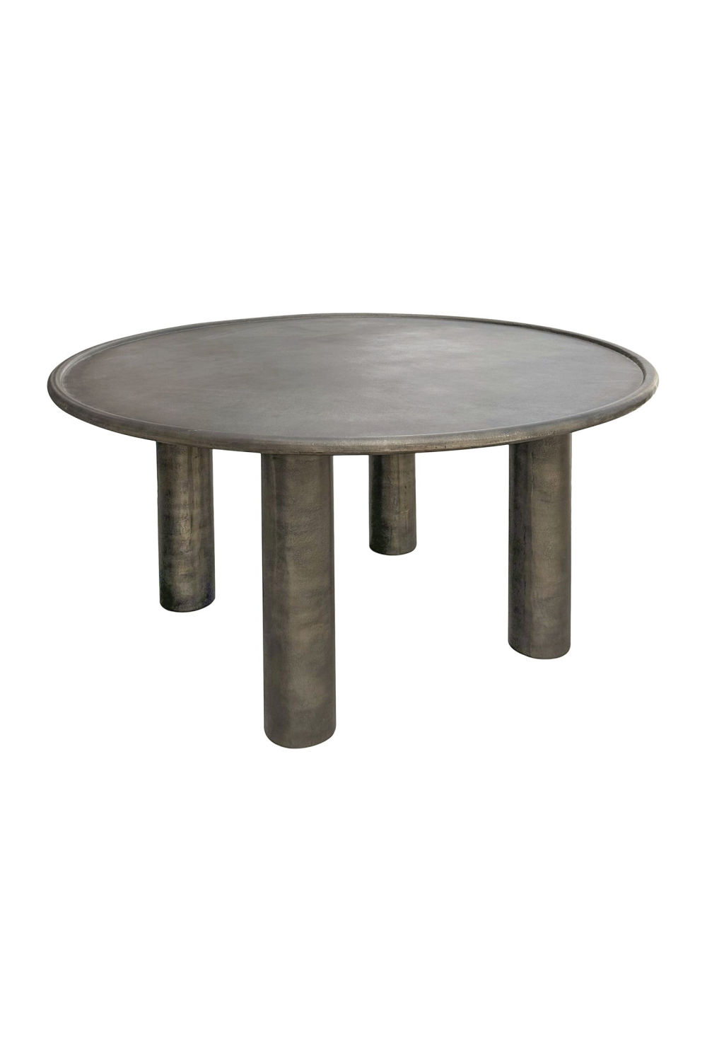 Modern European furniture - Bronze Round Outdoor Dining Table - www.oroa.com