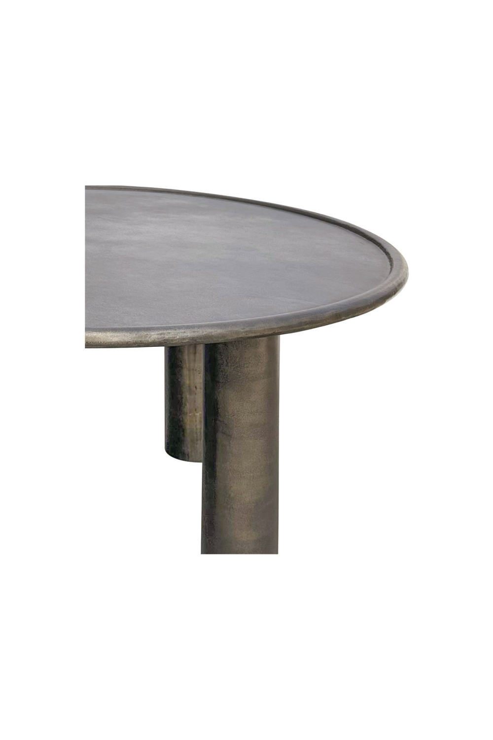 Modern European furniture - Bronze Round Outdoor Dining Table - www.oroa.com
