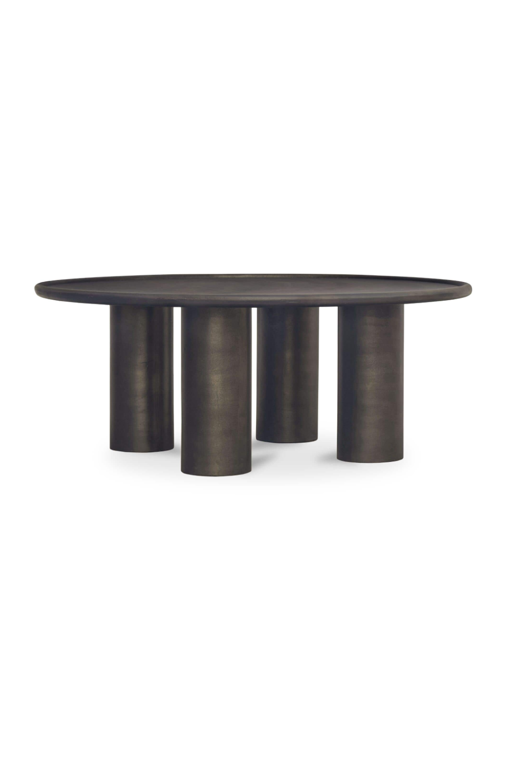 Modern European furniture - Bronze Round Outdoor Coffee Table - www.oroa.com