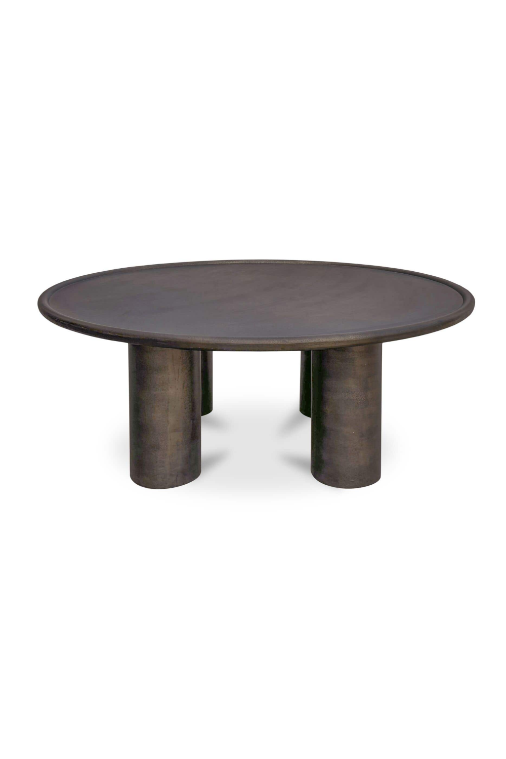 Modern European furniture - Bronze Round Outdoor Coffee Table - www.oroa.com