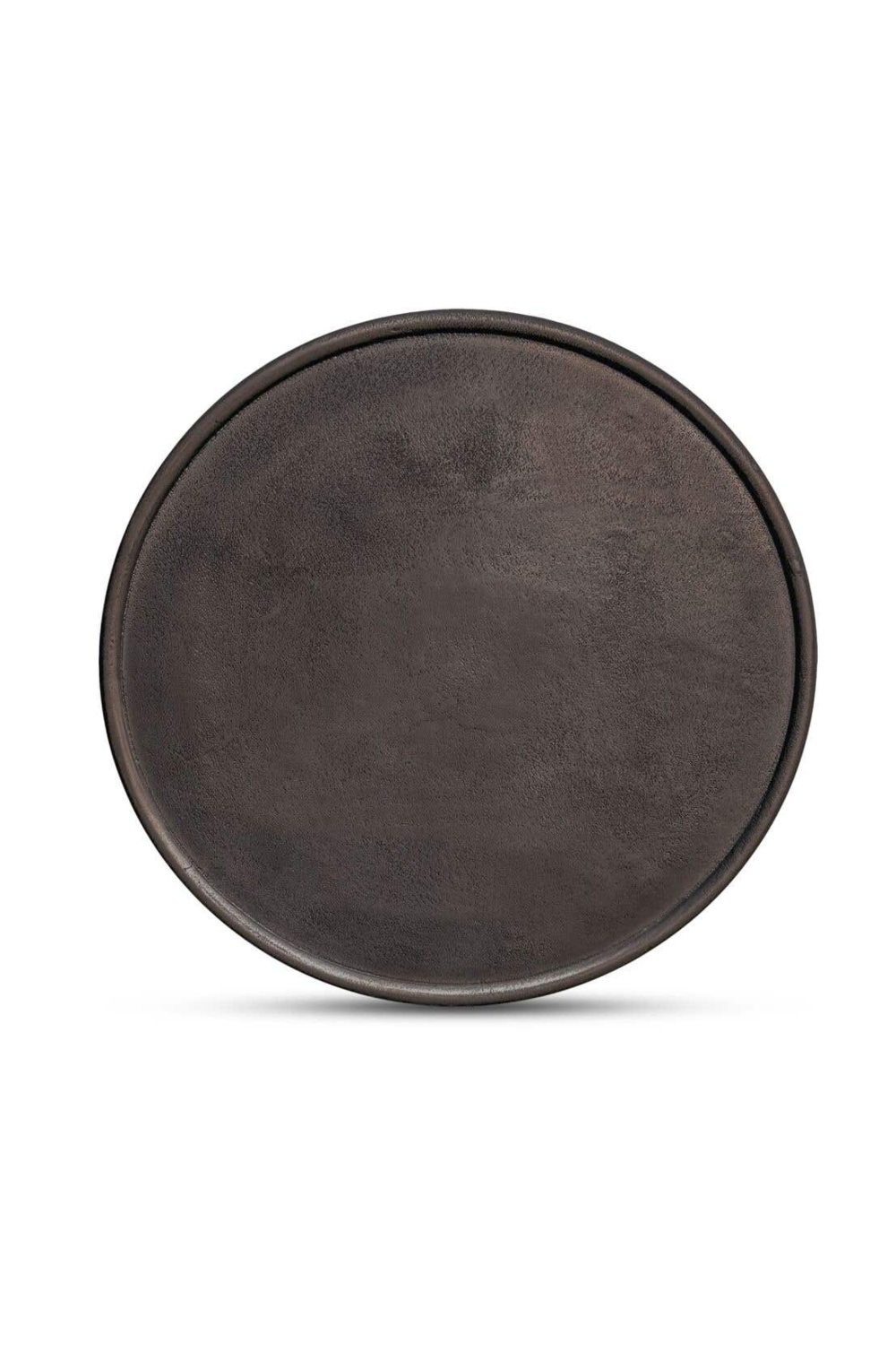 Modern European furniture - Bronze Round Outdoor Side Table - www.oroa.com