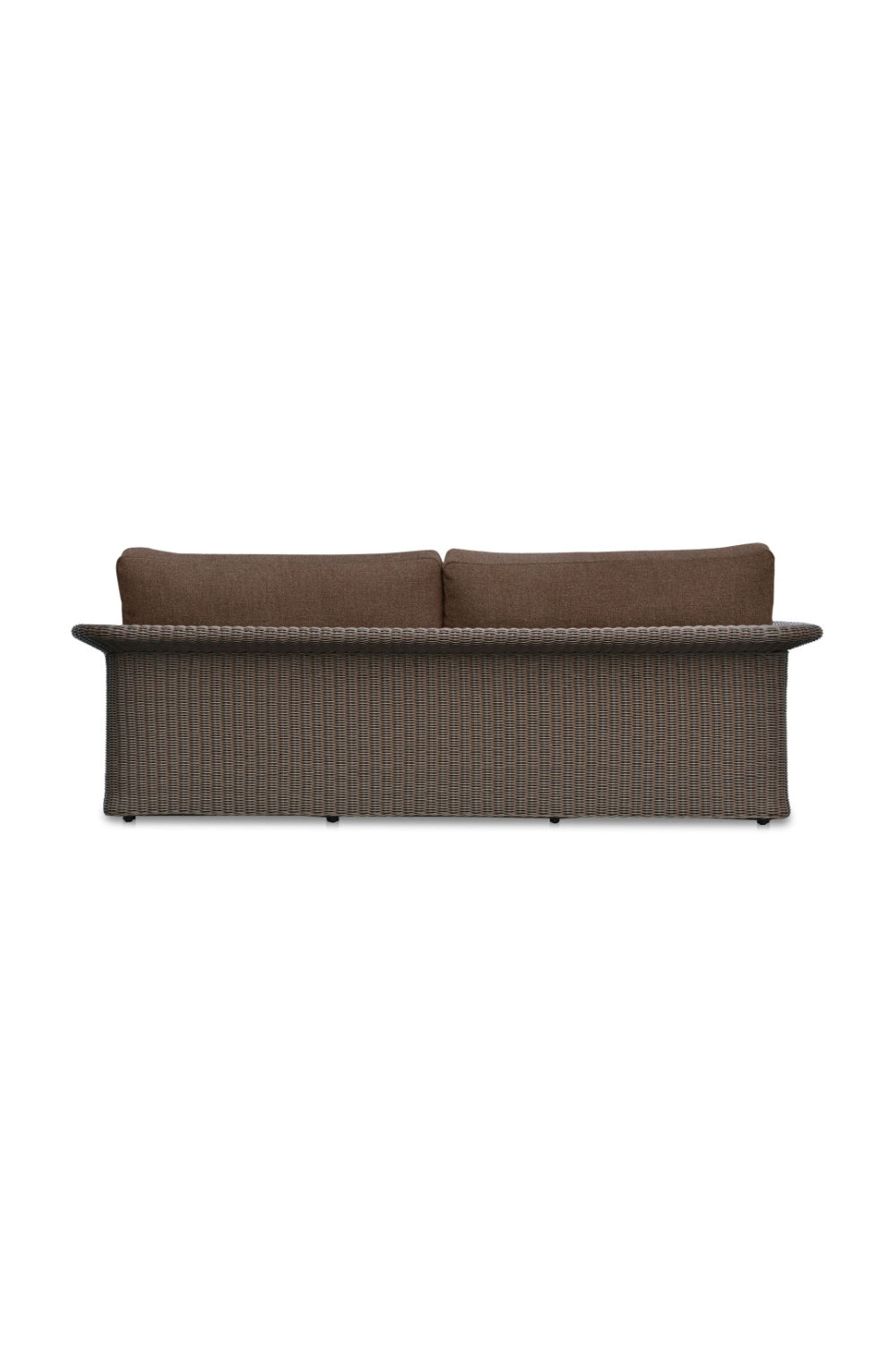 Curved Arm Wicker Outdoor Sofa | Novi Living Meredith | Oroa.com