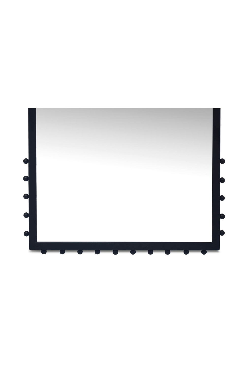 Modern European furniture - Black Iron Floor Mirror - www.oroa.com