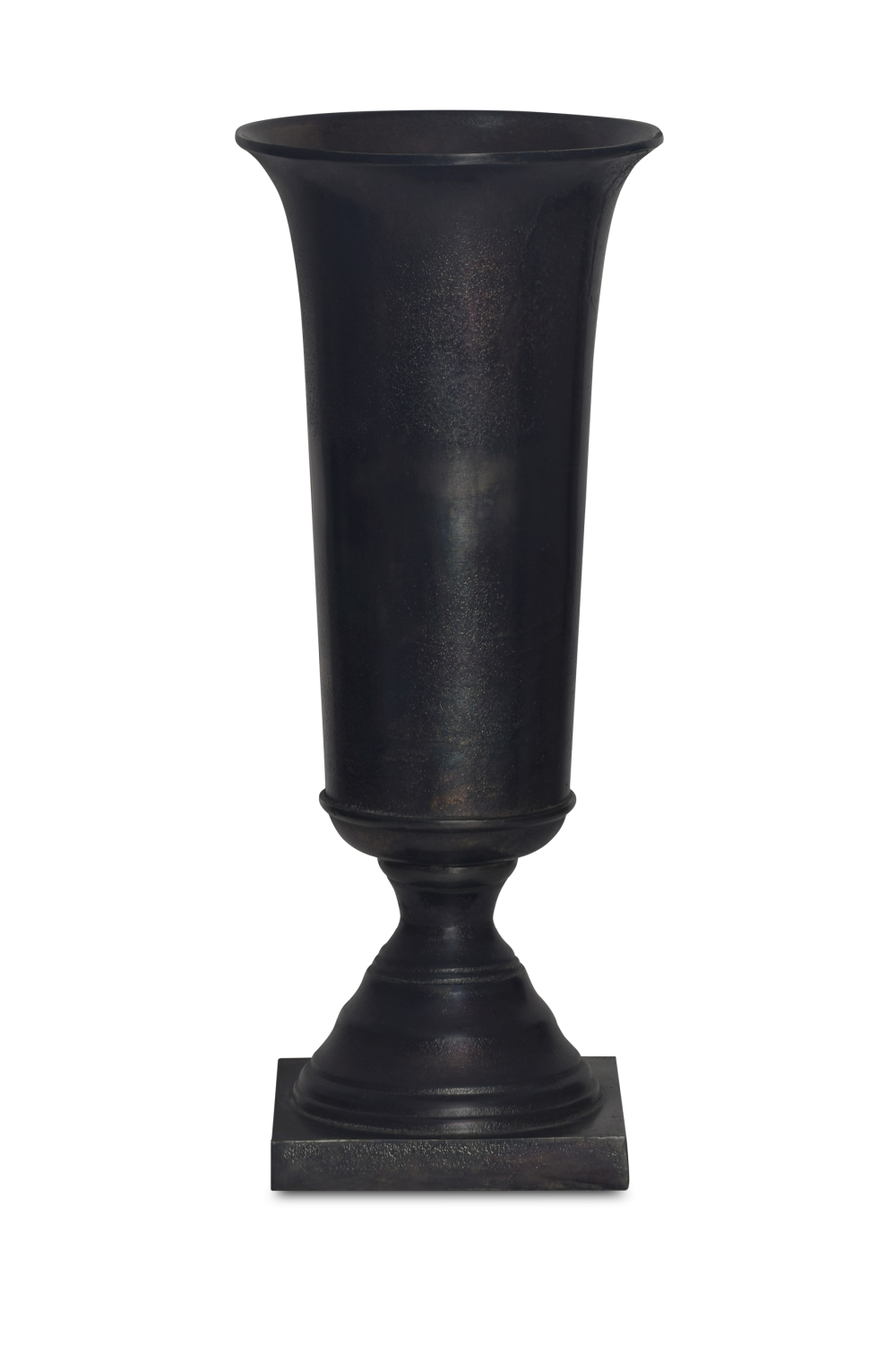 Modern European furniture - Black Cast Aluminum Vase - www.oroa.com