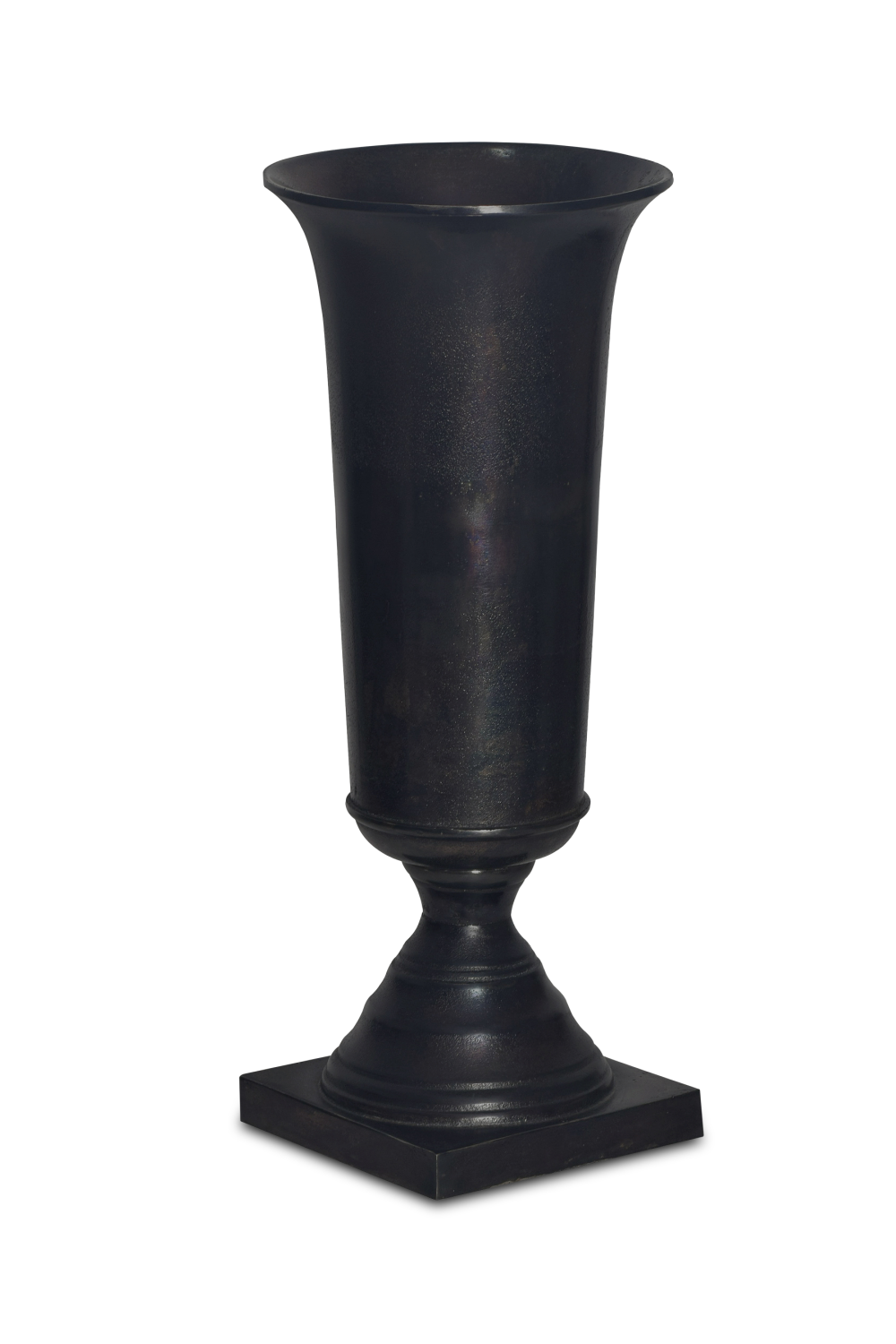 Modern European furniture - Black Cast Aluminum Vase - www.oroa.com