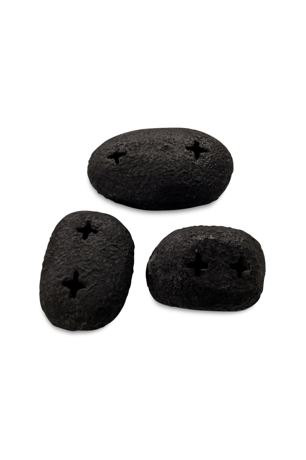 Aged Black Wall Sculpture Set (3) | Novi Living Breton | Oroa.com