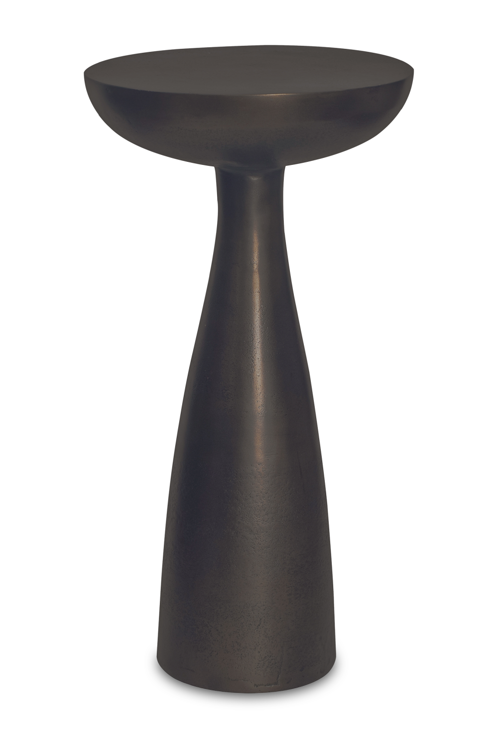 Modern European furniture - Deep Bronze Round Side Table - www.oroa.com
