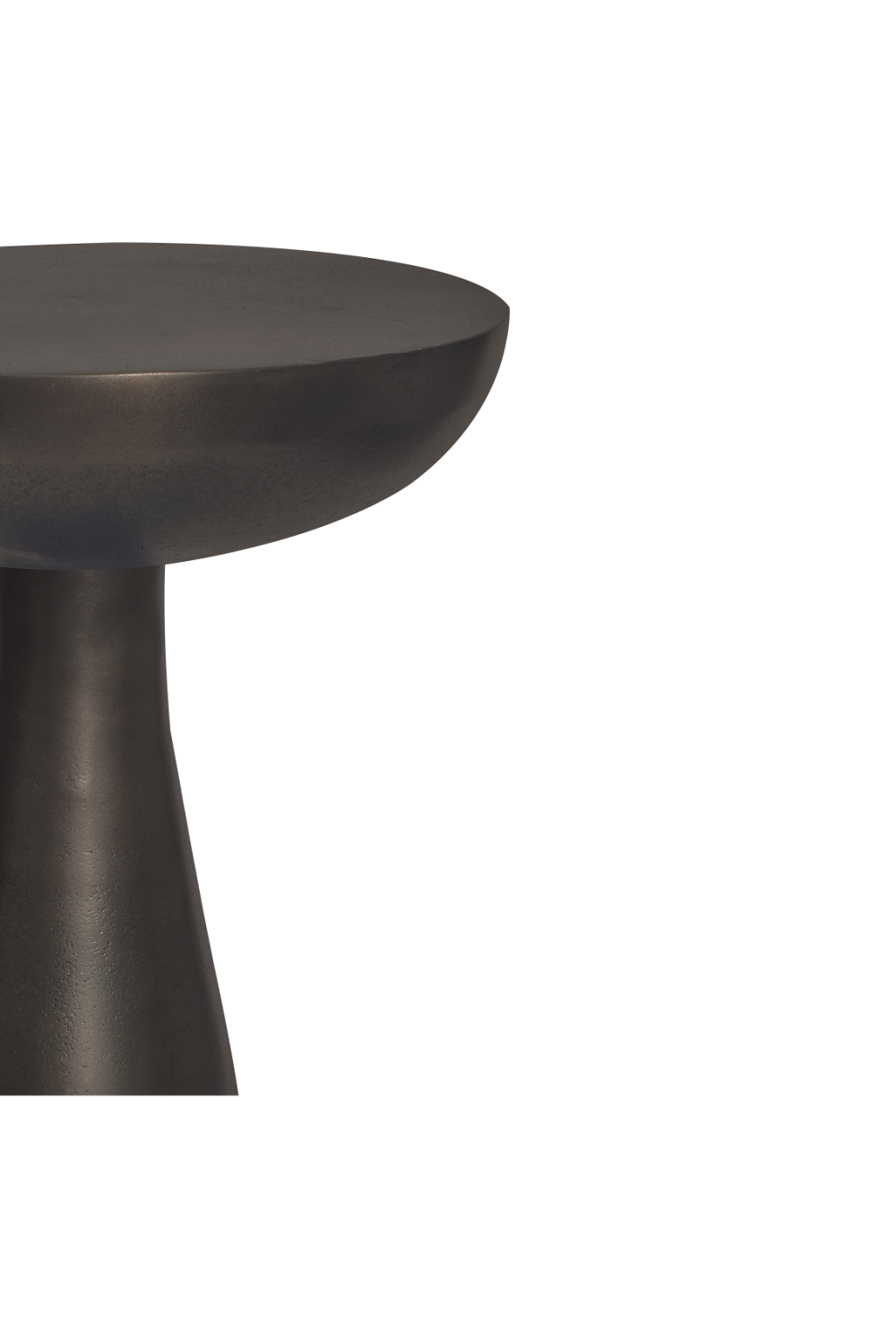 Modern European furniture - Deep Bronze Round Side Table - www.oroa.com
