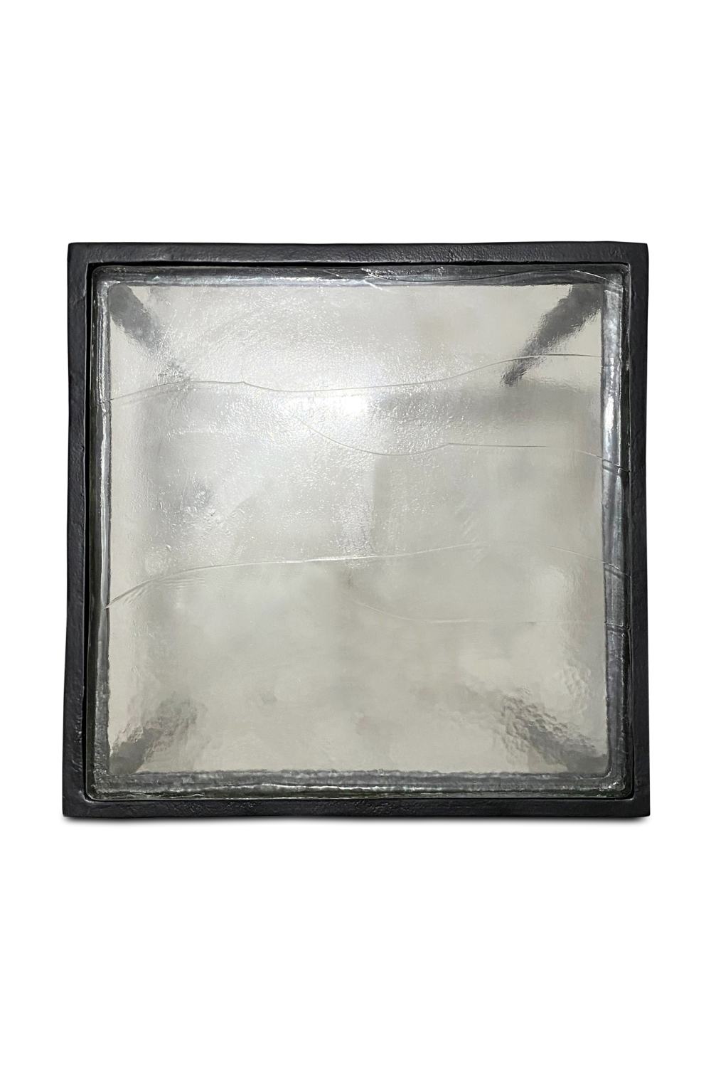 Modern European furniture - Square Cast Glass Side Table- www.oroa.com