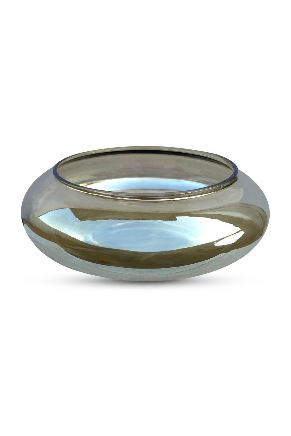 Modern European furniture - Smoky Brown Glass Bowl - www.oroa.com