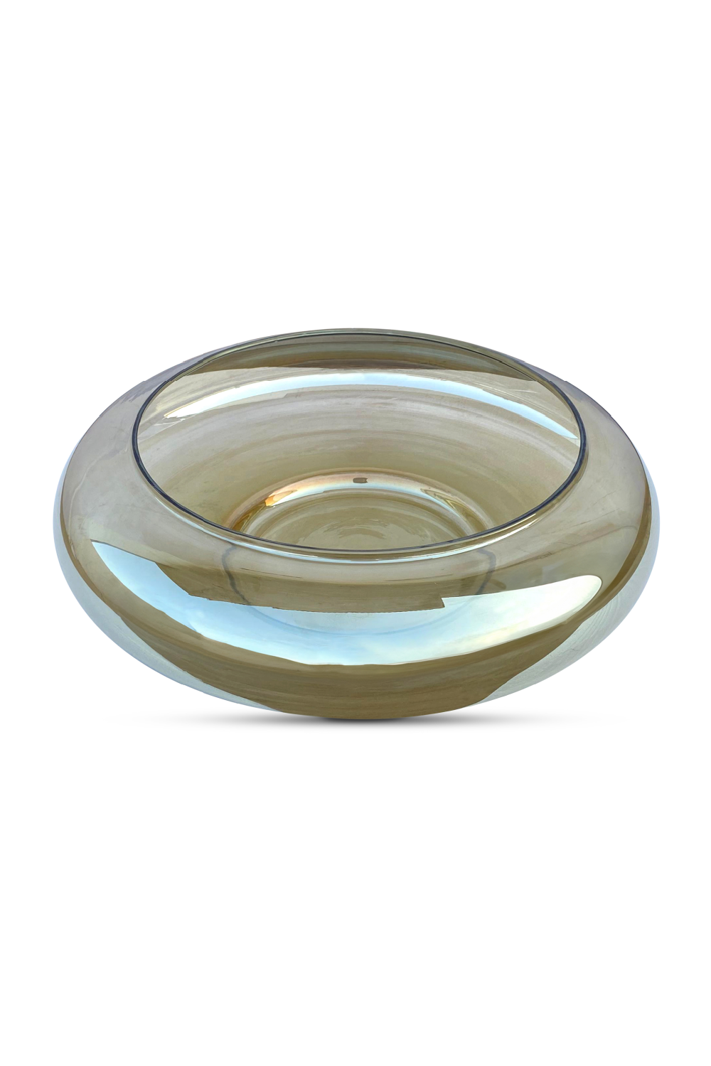 Modern European furniture - Smoky Brown Glass Bowl - www.oroa.com