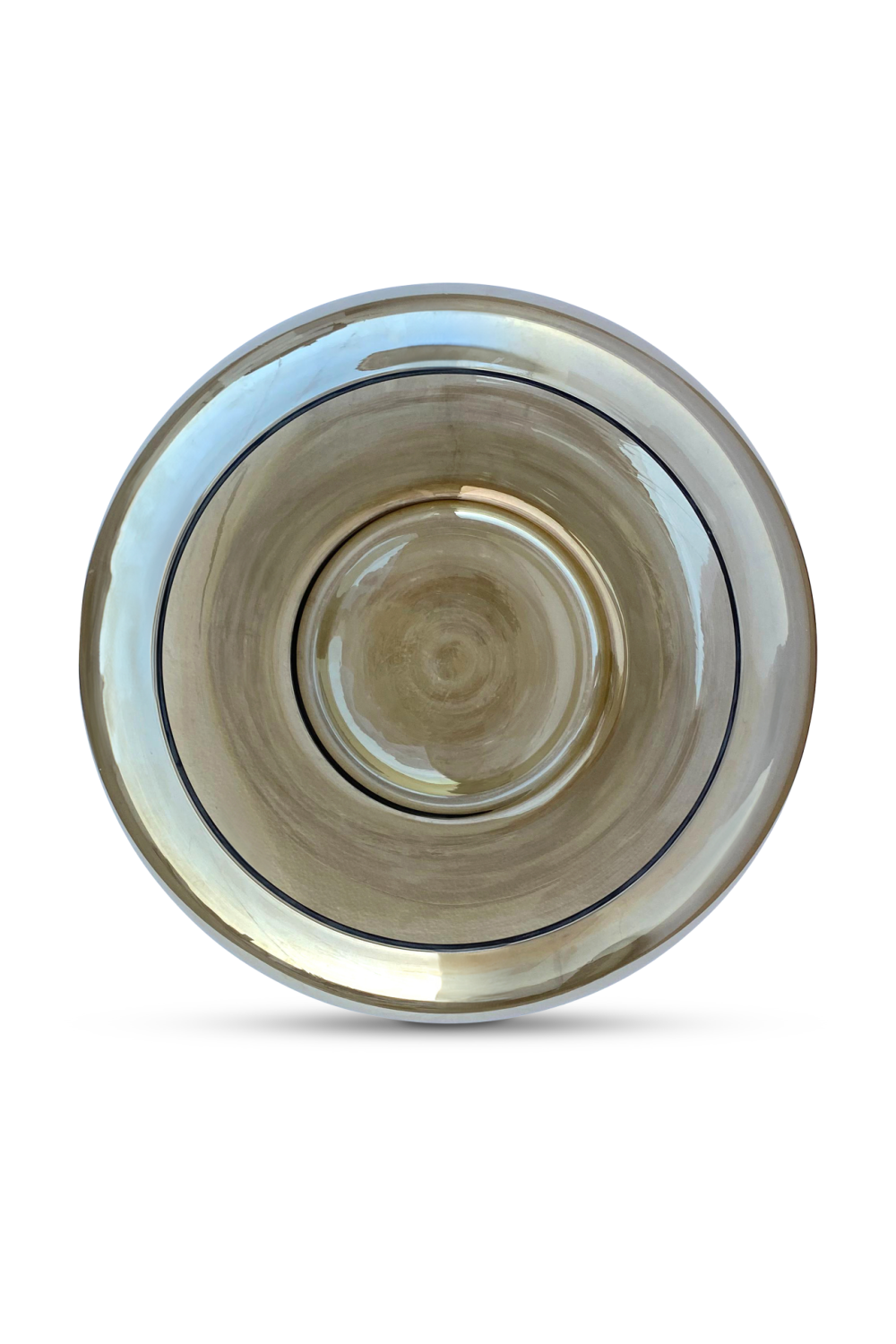 Modern European furniture - Smoky Brown Glass Bowl - www.oroa.com