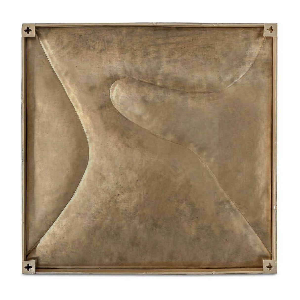 Modern or European furniture - Aged Brass Wall Sculpture - www.oroa.com