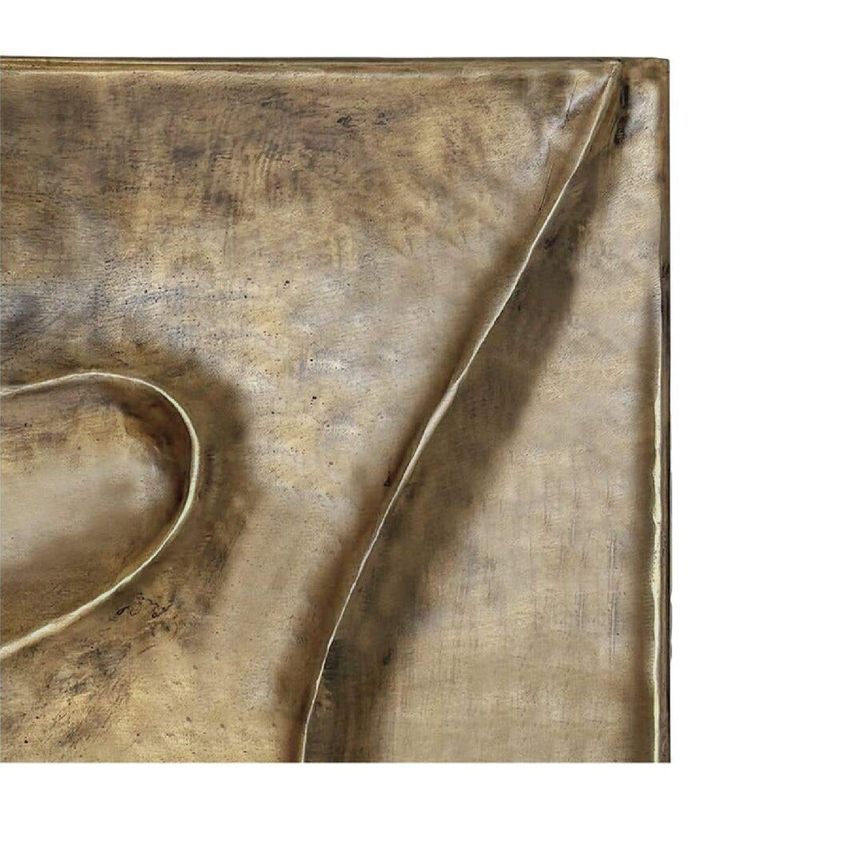 Modern or European furniture - Aged Brass Wall Sculpture - www.oroa.com