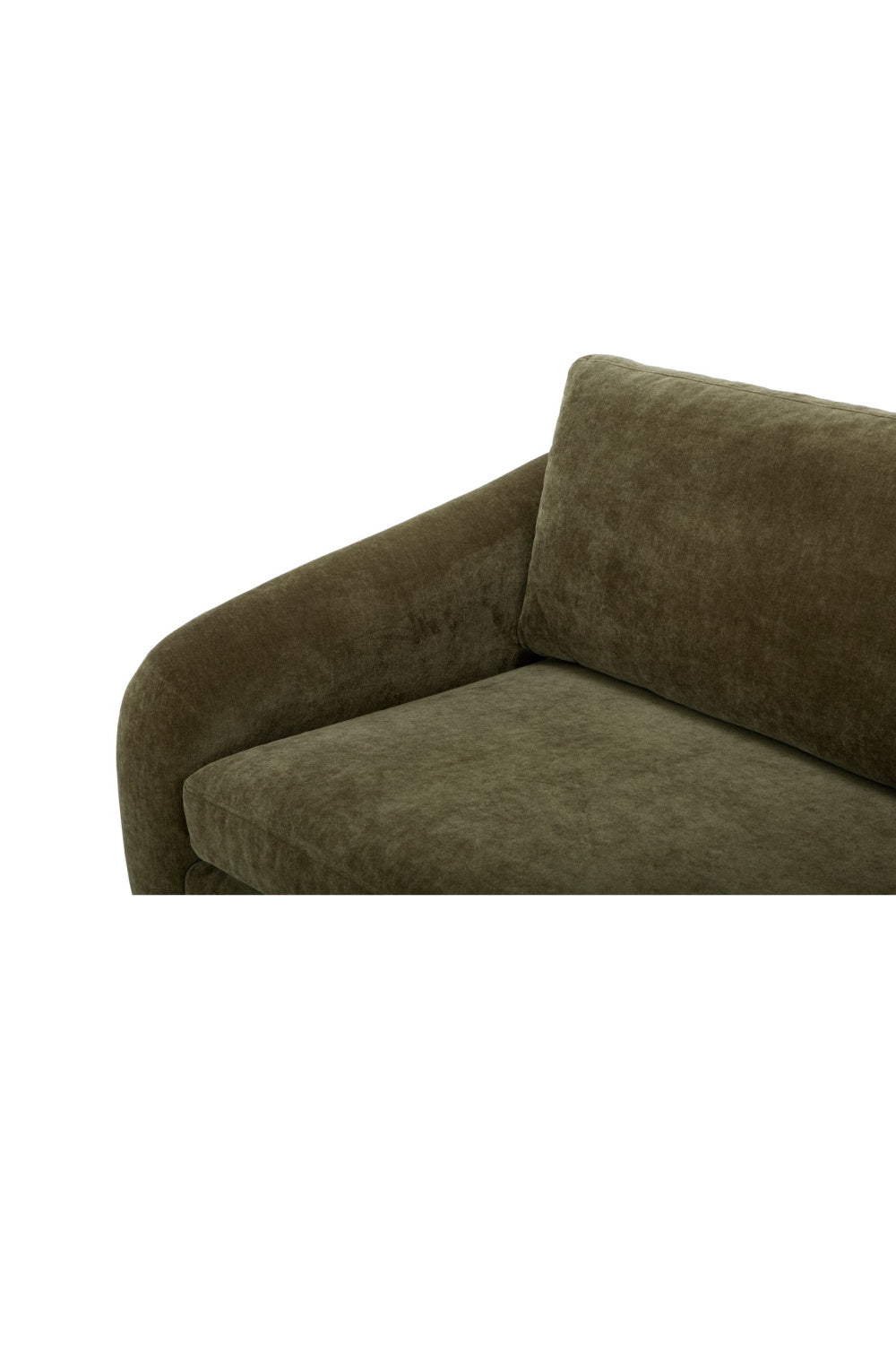 Modern European furniture - Wooden Leg 2-Seater Sofa - www.oroa.com
