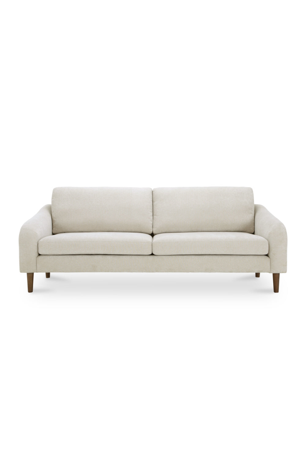 Modern European furniture - Wooden Leg 2-Seater Sofa - www.oroa.com