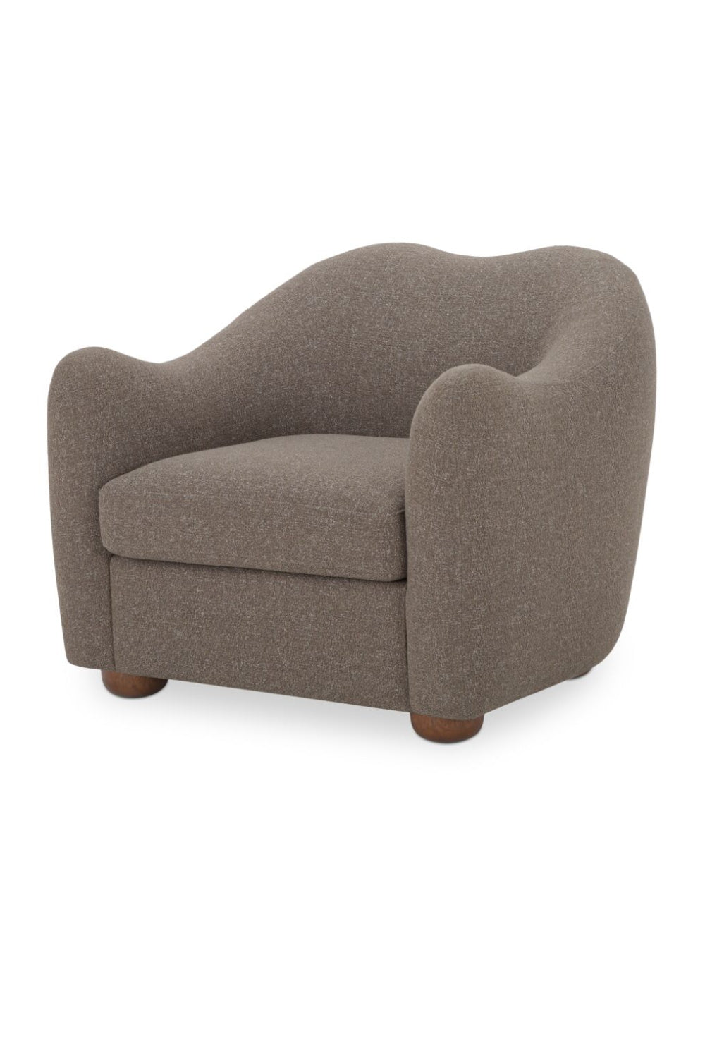Modern European furniture - Sloped-Arm Accent Chair - www.oroa.com